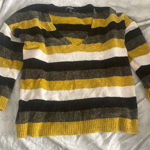 Express multi color sweater